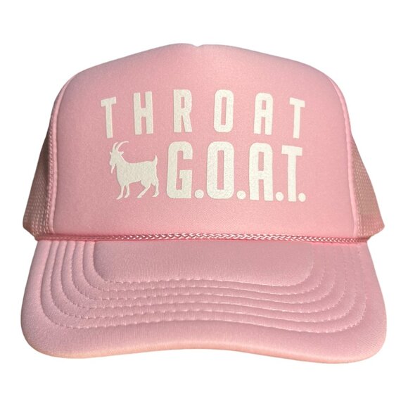 Throat GOAT funny trucker hat womens funny cap summer beach boating spring break - Picture 1 of 6